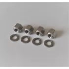 Hengerfej anya M6, 4 db, korrózióálló, Jawa 50