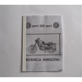   Szerelési útmutató ČZ 350 typ 472 - lengyel nyelvű A4 formátumú, 61 oldal