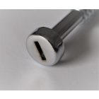 Zár oldalfedélhez, króm, Jawa 250/350 Kyvacka, minőség: B