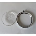 Fényszóró keret + üveg, üveg Ø135 mm, Jawa 175 Special