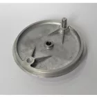 Fék zárófedél 160mm, első, polírozatlan, Jawa Perak, Ogar