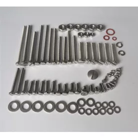   Csavarkészlet motorblokkhoz, korrózióálló, Jawa 350 typ 354 Kyvacka