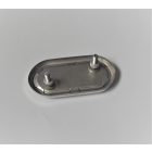 Prizma piros, ovális, csavarral, alumínium keret, műanyag, Jawa, ČZ