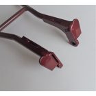 Középsztender, piros lakkozott, Jawa 550, 555