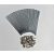 Küllő készlet 36 db, 16 coll, M3x160 mm, galvanizált, Jawa Babetta