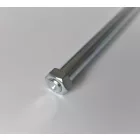 Kerék tengely hátsó, M12 x 1,50 x 170 mm, galvanizált, Jawa Babetta