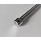 Kerék tengely első, 155 mm, krómozott, Jawa 555