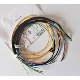   Elektromos kábelköteg és rajz, Jawa 50 typ 555 együléses