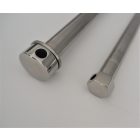 Kerék tengelyek, teleszkópos vázhoz, korrózióálló, polírozott, ČZ 125/150 C