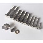 Motorblokkfedél csavarkészlet, korrózióálló, polírozott, Jawa 500 OHC