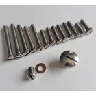 Motorblokkfedél csavarkészlet, korrózióálló, polírozott, Jawa 555