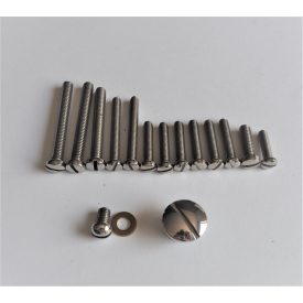   Motorblokkfedél csavarkészlet, korrózióálló, polírozott, Jawa 550