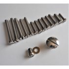 Motorblokkfedél csavarkészlet, korrózióálló, polírozott, Jawa 550