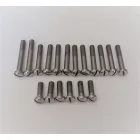 Motorblokkfedél csavarkészlet, korrózióálló, polírozott, ČZ 175 háború előtti