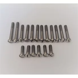   Motorblokkfedél csavarkészlet, korrózióálló, polírozott, ČZ 175 háború előtti