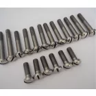 Motorblokkfedél csavarkészlet, korrózióálló, polírozott, ČZ 175 háború előtti