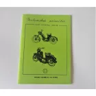Szerelési útmutató Jawa 50 typ 550/555 - szlovák nyelvű A5 formátumú, 47 oldal