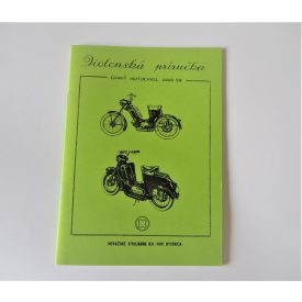   Szerelési útmutató Jawa 50 typ 550/555 - szlovák nyelvű A5 formátumú, 47 oldal
