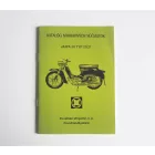 Alkatrész-katalógus Jawa 50 typ 20/21 - szlovák nyelvű A5 formátumú, 48 oldal