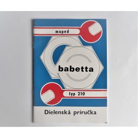   Szerelési útmutató Jawa 50 typ 210 BABETTA - szlovák nyelvű A4 formátumú, 32 oldal