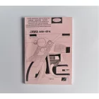 Alkatrész-katalógus JAWA 350/634 - cseh nyelvű, ENGLISH, GERMAN, A5 formátumú, 106 oldal
