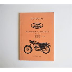   Alkatrész-katalógus JAWA Californian - cseh nyelvű, A5 formátumú, 70 oldal