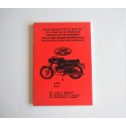 Alkatrész-katalógus JAWA BIZON - cseh nyelvű, ENGLISH, GERMAN, A5 formátumú, 170 oldal