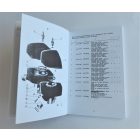 Alkatrész-katalógus JAWA BIZON - cseh nyelvű, ENGLISH, GERMAN, A5 formátumú, 170 oldal