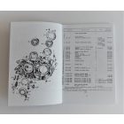 Alkatrész-katalógus JAWA 500 OHC 02 - cseh nyelvű, A5 formátumú, 120 oldal