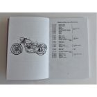 Alkatrész-katalógus JAWA 500 OHC 00 - cseh nyelvű, A5 formátumú, 133 oldal