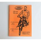 Szerelési útmutató JAWA KYVACKA 353/354, PANELKA 559/360 - cseh nyelvű, orosz, A4 formátumú, 68 oldal