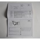 Alkatrész-katalógus JAWA 350/638,639 - cseh nyelvű, ENGLISH, GERMAN, POLISH, A4 formátumú, 82 oldal