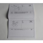 Alkatrész-katalógus JAWA 350/638,639 - cseh nyelvű, ENGLISH, GERMAN, POLISH, A4 formátumú, 82 oldal