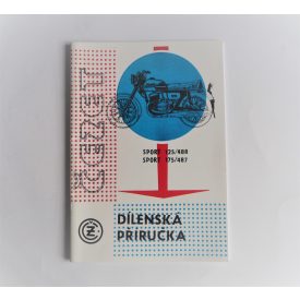   Szerelési útmutató ČZ SPORT 125/488, 175/487 - cseh nyelvű, A4 formátumú, 54 oldal