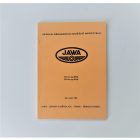 Alkatrész-katalógus JAWA- 250 typ 559/02, 350 typ 354/06 - cseh nyelvű, A5 formátumú, 93 oldal