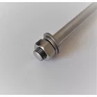 Kerék tengely első, korrózióálló, polírozott, Jawa 05-23