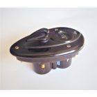 Gyújtáskapcsoló ampermérős 8A (+), eredeti, felújított, fekete, Jawa, ČZ