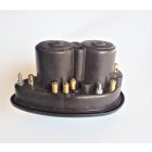 Gyújtáskapcsoló ampermérős 8A (+), eredeti, felújított, fekete, Jawa, ČZ