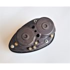 Gyújtáskapcsoló ampermérős 8A (+), eredeti, felújított, fekete, Jawa, ČZ