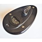 Gyújtáskapcsoló ampermérős 8A (+), eredeti, felújított, fekete, Jawa, ČZ