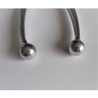 Kormánykar, golyós végű, alumínium, nem polírozott, Jawa, ČZ