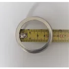 Kilométeróra keret, korrózióálló/polírozott, Jawa 555