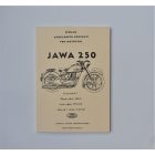 Alkatrész-katalógus JAWA 250 PERAK - cseh nyelvű, A5 formátumú, 128 oldal