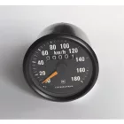 Kilométeróra, 180 km/h, fekete keret, sárga mutató, Jawa 634-640