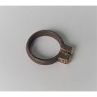 Karburátor szorító bilincs, sárgaréz, nem polírozott, Jikov 2924, 2922 karburátorhoz, Jawa Perak, OHC