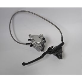   Fékrendszer komplett, főfékhenger, fékcső, kétdugattyús munkahenger, fékpofák Jawa 638-640