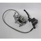 Fékrendszer komplett, főfékhenger, fékcső, kétdugattyús munkahenger, fékpofák Jawa 638-640