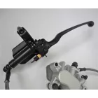 Fékrendszer komplett, főfékhenger, fékcső, kétdugattyús munkahenger, fékpofák Jawa 638-640