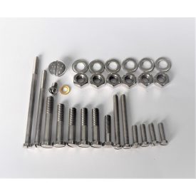   Motorblokkfedél csavarkészlet, korrózióálló, polírozott, Jawa Kyvacka typ 354, Panelka typ 360, 361