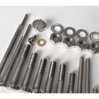 Motorblokkfedél csavarkészlet, korrózióálló, polírozott, Jawa Kyvacka typ 354, Panelka typ 360, 361